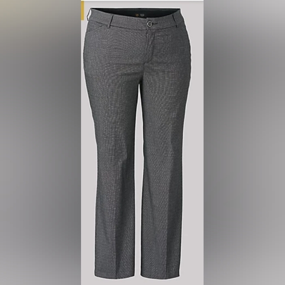 Lee Pants - Women's Lee Flex Motion Regular Fit Trouser Pant, Plaid, 20W Plus Long, NWT